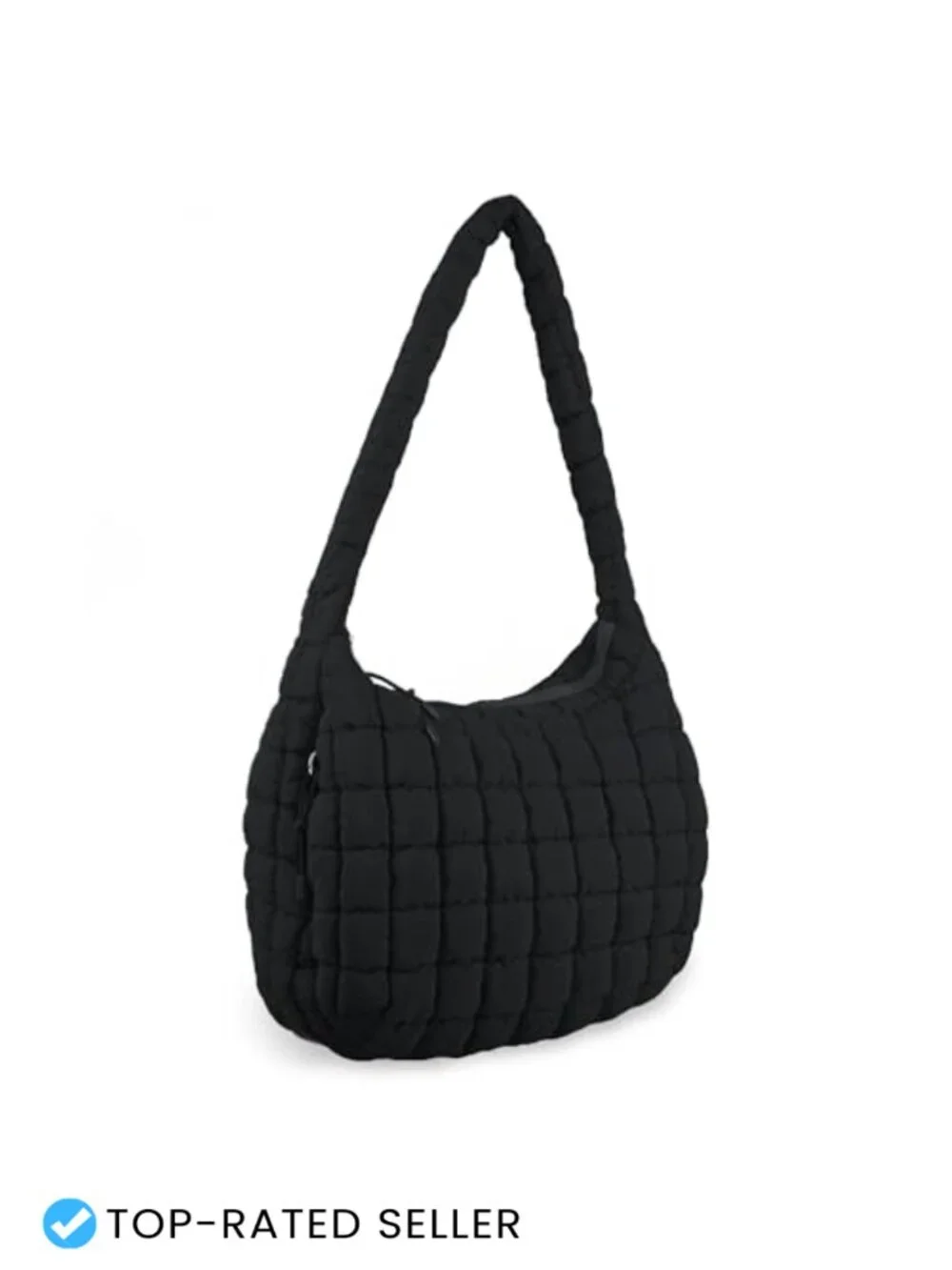 Quilted Puffer Tote Bag Crossbody Shoulder Bag Lightweight Nylon Hobo